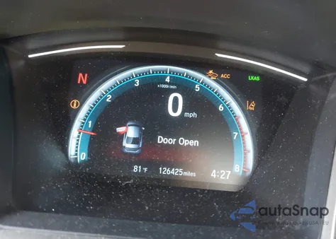 2017 Honda Civic Touring из США, поврежденный, VIN 2HGFC1F93HH633825